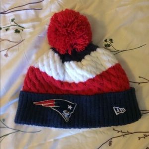 New England Patriot's winter hat
